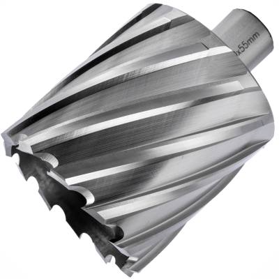 ANNULAR HOLE CUTTER HSS 60 X 55MM WELD SHANK 19.05MM — image 1