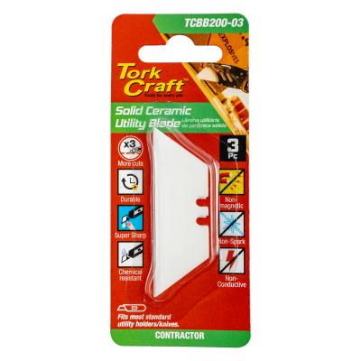 UTILITY BLADE CERAMIC SOLID 61MM X 19MM X 0.60MM 3PC — image 1