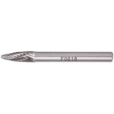 ROTARY BURR TUNGSTEN 6X18X6MM ROUND POINT — image 1