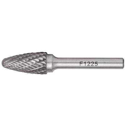 ROTARY BURR TUNGSTEN 12X25X6MM CONICAL ROUND POINT — image 1