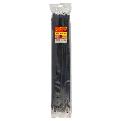 NYLON CABLE TIES 8.8MM X 610MM BLACK 50PC — image 1
