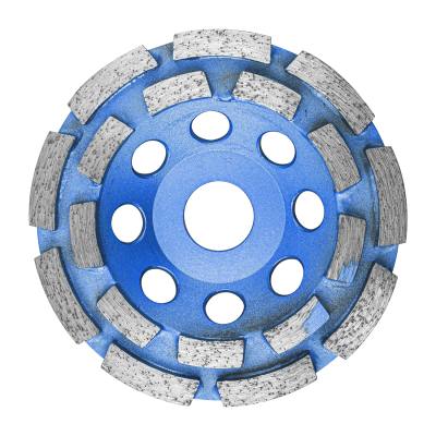 DIA. CUP WHEEL 115MM X 22.23MM DBL ROW LASER WELDED INDUSTRIAL — image 1
