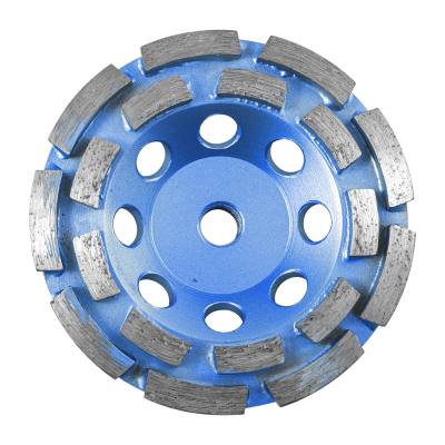 DIA. CUP WHEEL 115MM X M14 DBL ROW LASER WELDED INDUSTRIAL — image 1