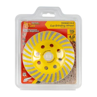 DIA. CUP WHEEL 115MM X 22,23MM TURBO COLD PRESSED ECONOMY — image 1
