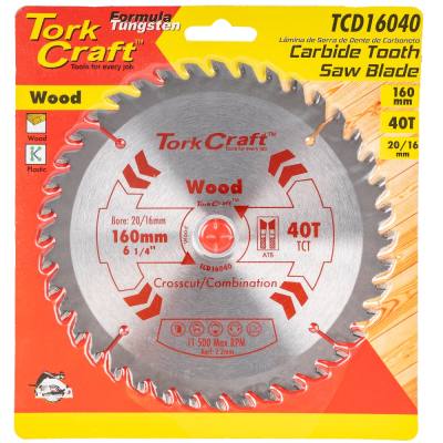 BLADE TCT 160 X 40T 20/16 GENERAL PURPOSE COMBINATION — image 1