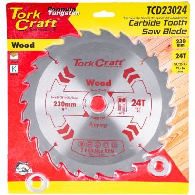 BLADE TCT 230 X 24T 30/1/20/16 GENERAL PURPOSE RIP — image 1