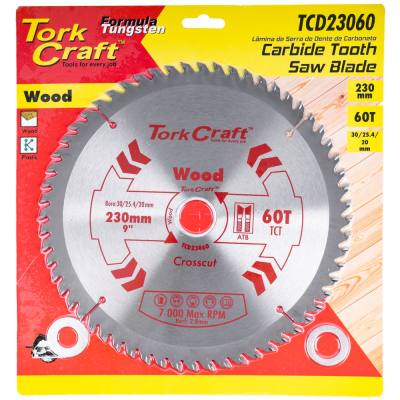BLADE TCT 230 X 60T 30/1/20 GENERAL PURPOSE CROSS CUT — image 1