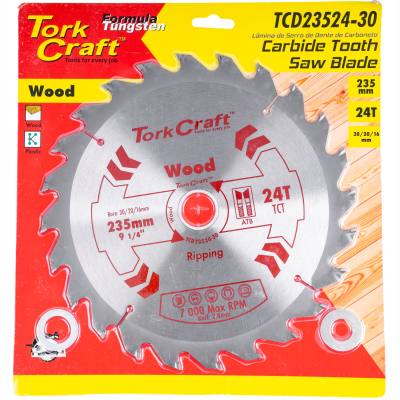 BLADE TCT 235 X 24T 30/20/16 GENERAL PURPOSE RIP — image 1