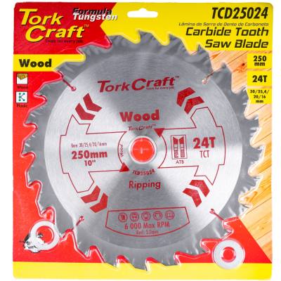 BLADE TCT 250 X 24T 30-16 GENERAL PURPOSE RIP — image 1