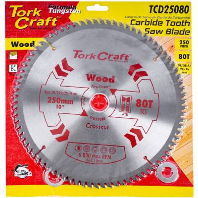 BLADE TCT 250 X 80T 30/1/20/1 GENERAL PURPOSE CROSS CUT SMOOTH — image 1