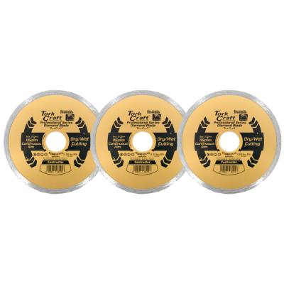 DIAMOND BLADE 115MM CONT.RIM PROFESIONAL BULK 3 PACK SHRINK — image 1