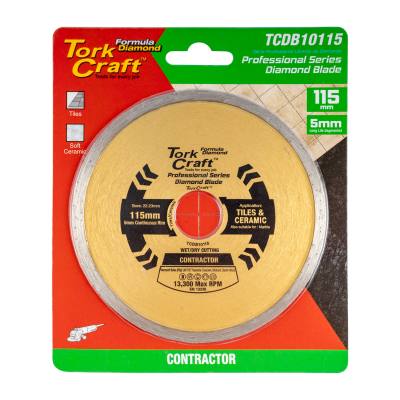 DIAMOND BLADE 115MM CONT.RIM PROFESIONAL — image 1