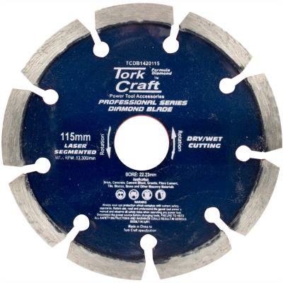 DIAMOND BLADE 115MM SEGMENTED LASER INDUSTRIAL — image 1