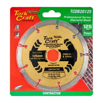 DIAMOND BLADE SEGMENTED 125X22.22MM SINTERED PROFESIONAL — image 1