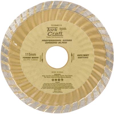 DIAMOND BLADE TURBO WAVE 115MM X 22.22MM — image 1