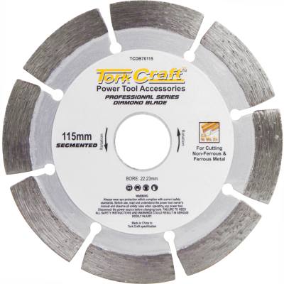 DIAMOND BLADE SEG.115 x 22.23MM FOR METAL CUTTING — image 1