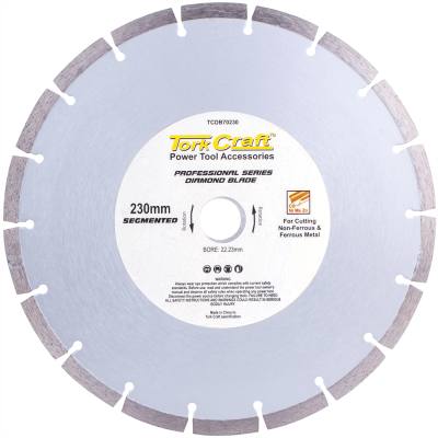 DIAMOND BLADE SEG.230X22.23MM METAL CUTTING — image 1