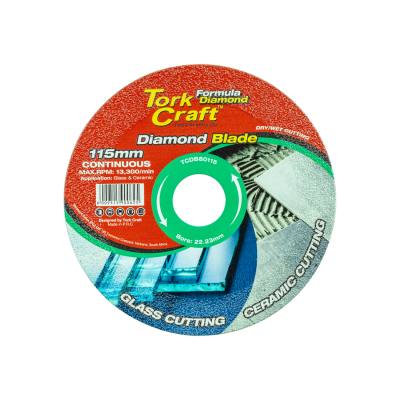 DIAMOND BLADE 115MM CONT. THIN RIM GLASS TILE STONE CLADDING — image 1