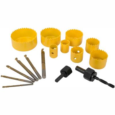 DOWNLIGHTER INSTALLERS KIT W/DRILL SAWS 17PCE — image 1