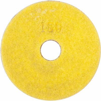 100MM DIAMOND WET POLISHING PAD 150 GRIT YELLOW — image 1