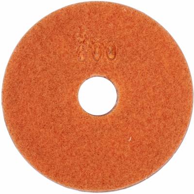 100MM DIAMOND WET POLISHING PAD 300 GRIT ORANGE — image 1