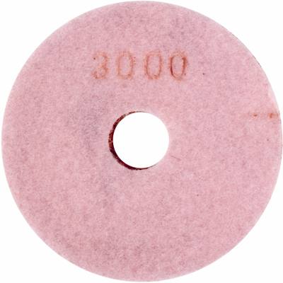 100MM DIAMOND WET POLISHING PAD 3000 GRIT PINK — image 1