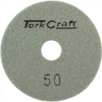 100MM DIAMOND POLISHING PAD 50 GRIT DRY USE — image 1