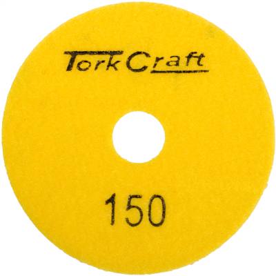 100MM DIAMOND POLISHING PAD 150 GRIT DRY USE — image 1