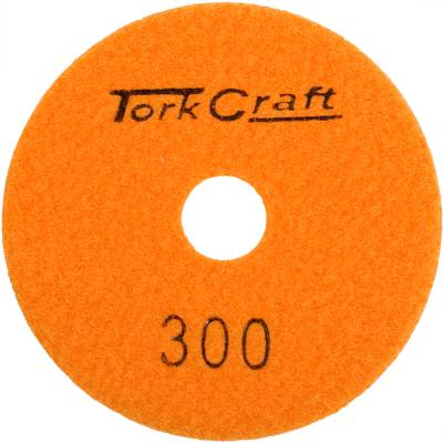 100MM DIAMOND POLISHING PAD 300 GRIT DRY USE — image 1