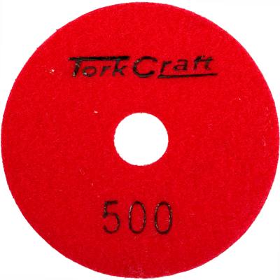 100MM DIAMOND POLISHING PAD 500 GRIT DRY USE — image 1