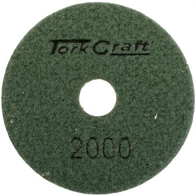 100MM DIAMOND POLISHING PAD 2000 GRIT DRY USE — image 1