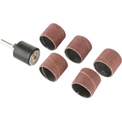 DRUM SANDER 25.4MM DIAM. 6MM SHAFT WITH 5/PK SANDING SLEEVES — image 1
