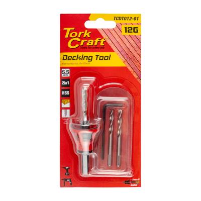 DECKING TOOL 12G STD HEAD PRE-DRILL & COUNTERSINK — image 1