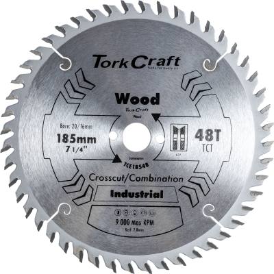 BLADE TCT EURO TIP 185 X 48T 20/16MM PROFESIONAL — image 1
