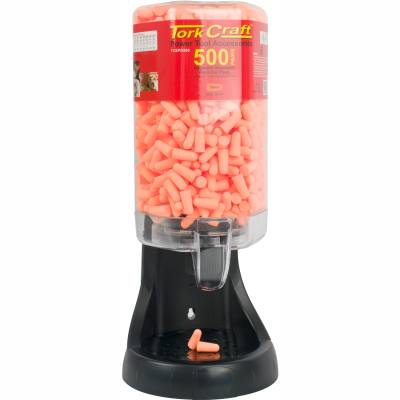 EAR PLUG DISPENSER C/W 500 PAIRS OF EAR PLUGS — image 1
