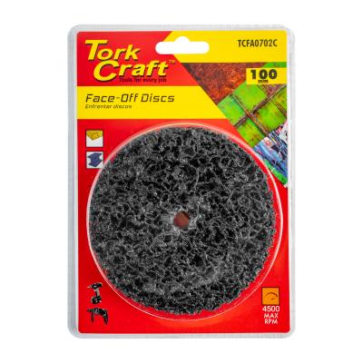 FACE OFF DISC 100MM CARDED FOR A DRILL — image 1