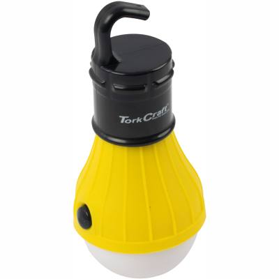 CAMPING LED LIGHT BULB 60LM HANGING HOOK USE 3XAAA BAT TORK CRAFT — image 1