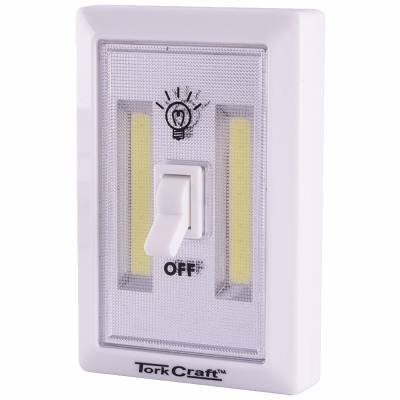 LIGHT SWITCH LED 200LM USE 3XAAA BAT TORK CRAFT — image 1