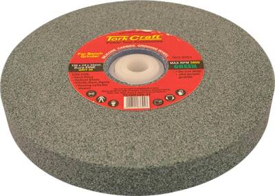 GRINDING WHEEL 150X20X32MM BORE 60GR W/BUSHES FOR B/G GREEN — image 1