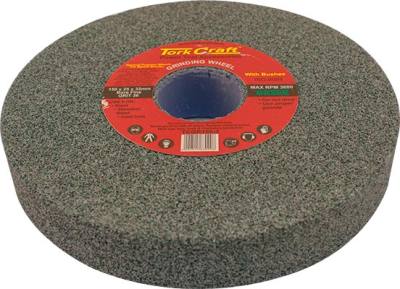 GRINDING WHEEL 150X25X32MM BORE COARSE 36GR W/BUSHES FOR B/G GREEN — image 1