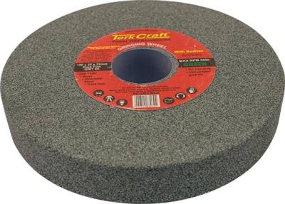 GRINDING WHEEL 150X25X32MM BORE FINE 60GR W/BUSHES FOR B/G GREEN — image 1