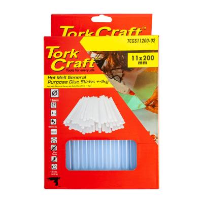 GLUE STICK 11 X 200MM 52PC 1KG HOT MELT GEN. PURPOSE EVA 18000CPS — image 1