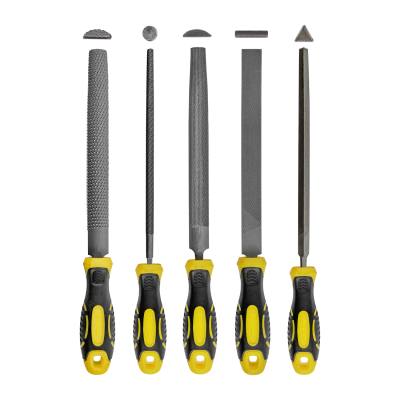 FILE SET 5PC FLAT/RND/TRI-ANGLE/HALF RND/HALF RND RASP — image 1