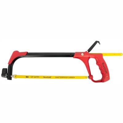ALUMINUM ALLOY HACKSAW FRAME 300MM C/W 1 + 3 FREE BLADES TORK CRAFT — image 1