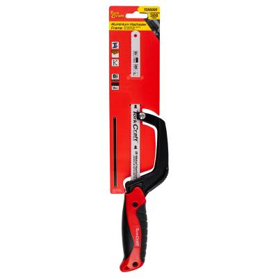 ALUMIMIUM HACK SAW FRAME 300MM MINI C/W BLADE ONE HAND — image 1