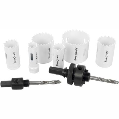 HOLESAW SET 9PC IN ALUM CASE BI-METAL 16 20 25 32 40 51MM — image 1