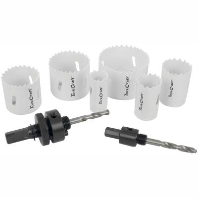 HOLESAW SET 9PC IN CASE BI-METAL 22 29 35 44 51 64MM — image 1