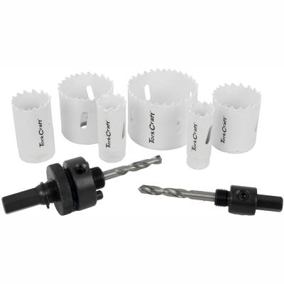 HOLESAW SET 9PC IN CASE BI-METAL 19 22 29 38 44 57MM — image 1