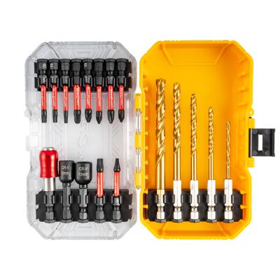 IMPACT POWER BIT SET 18PC BIT HOLDER 50MM NUTSETTERS & DRILL BITS — image 1