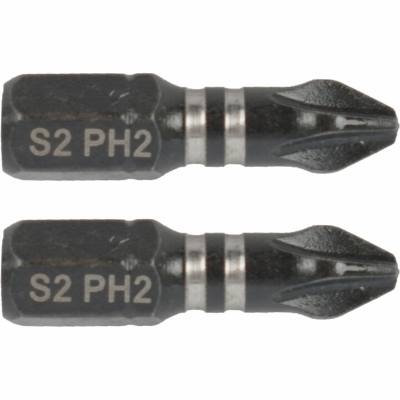 IMPACT PHIL.2 X 25MM INS.BIT 2/CARD PH2 — image 1
